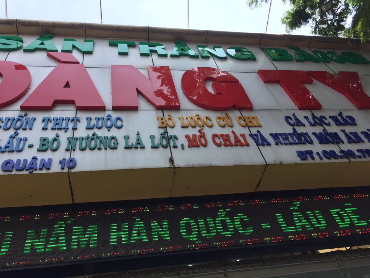 nhà hàng Hoàng Ty Đường Thành Thái, Quận 10