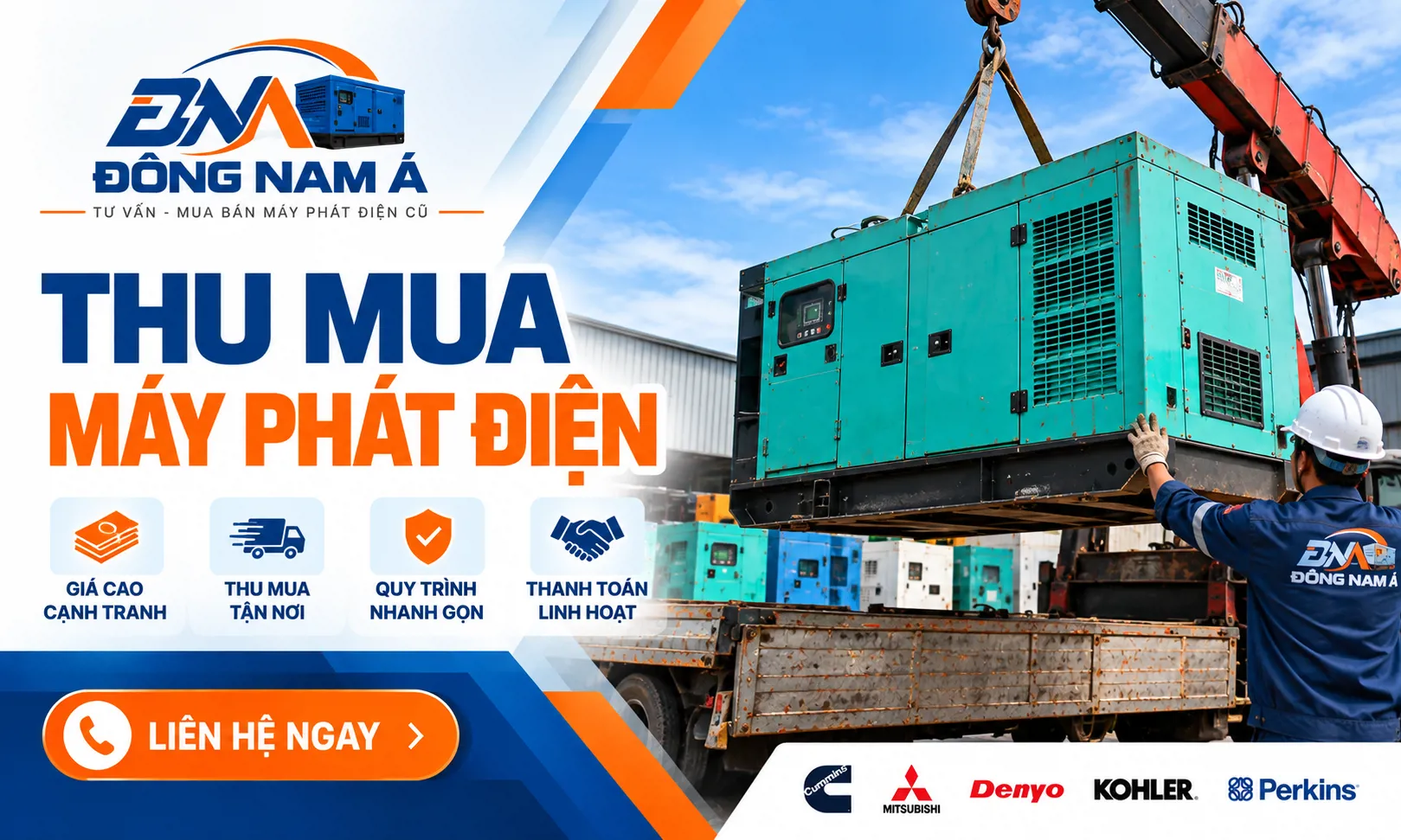 Thu Mua Máy Phát Điện Cũ