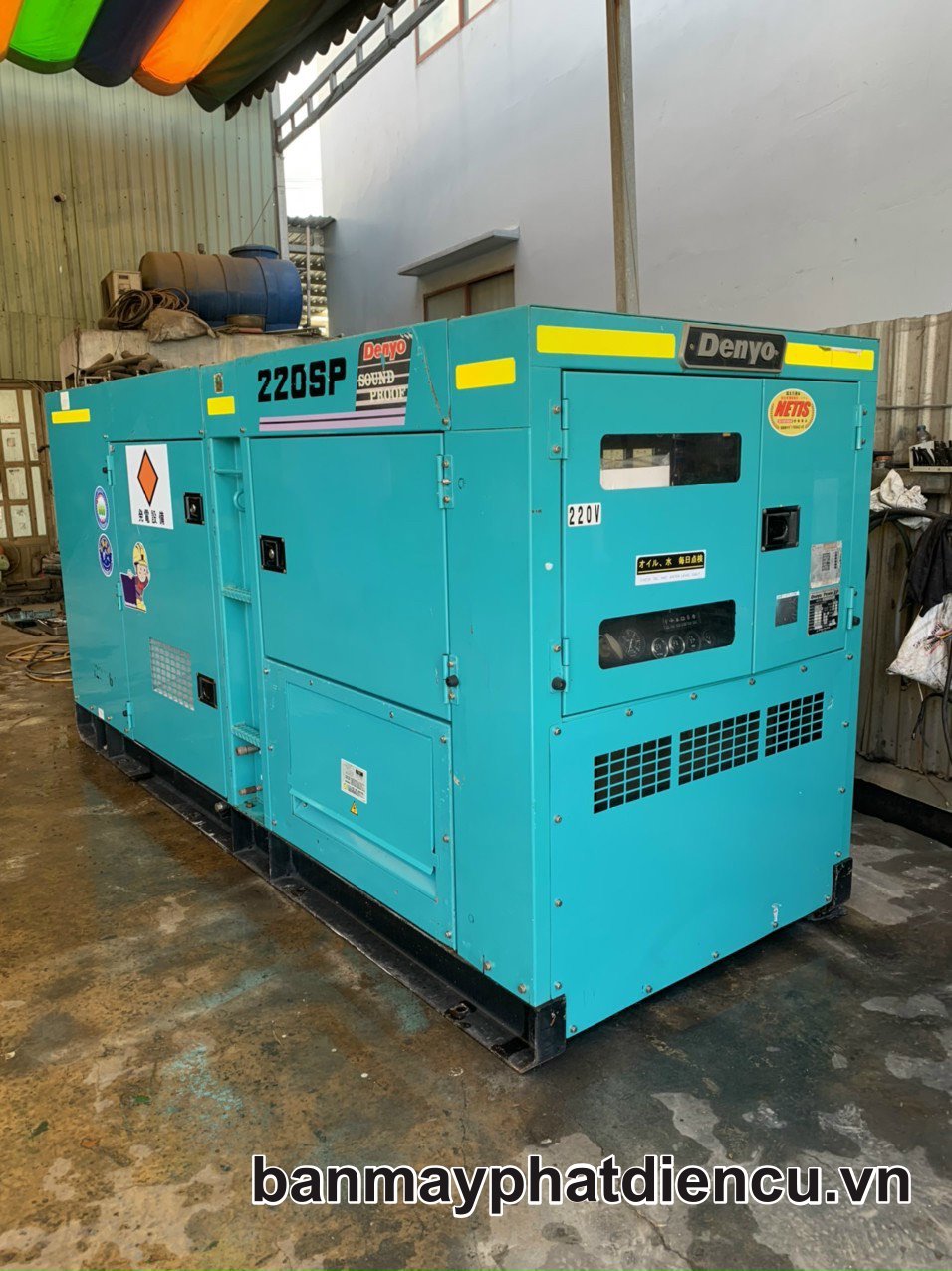 Thu mua máy phát điện biogas Thu mua máy phát điện Denyo