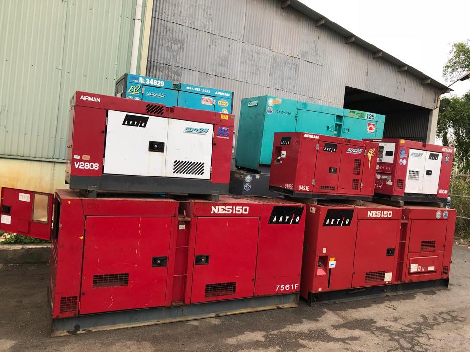 Thanh lý máy phát điện công nghiệp