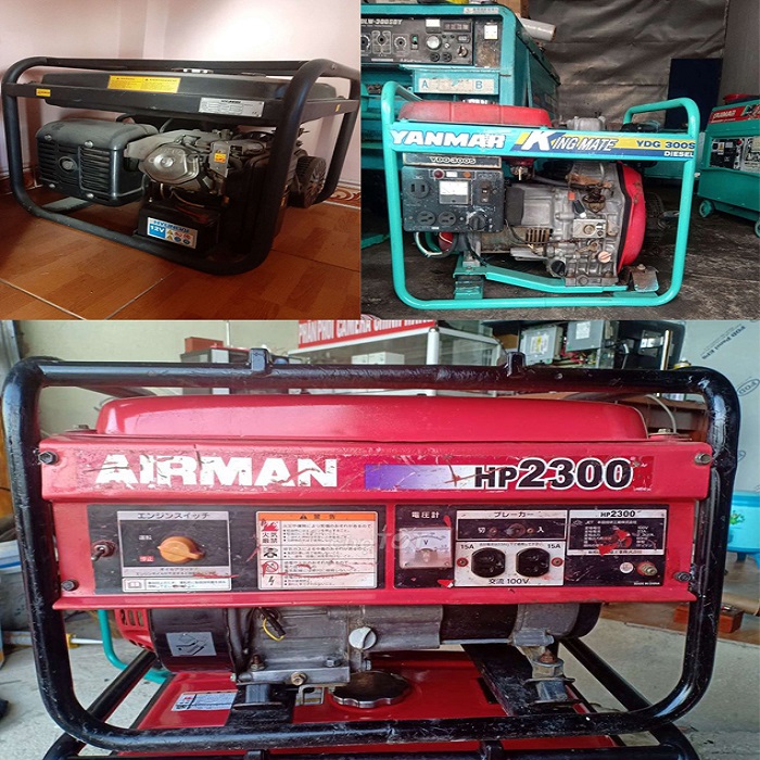 Địa chỉ mua máy phát điện chạy dầu Diesel chính hãng cũ tại Việt Nam