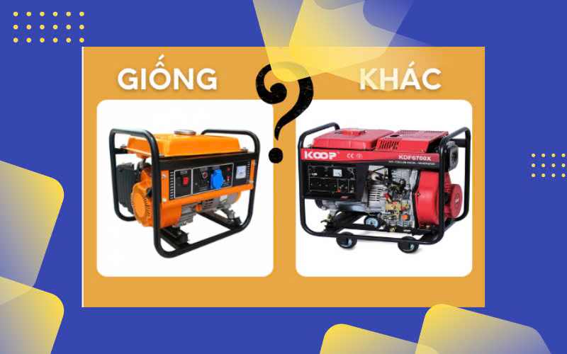 So Sánh Các Loại Máy Phát Điện Công Nghiệp: Diesel Vs. Xăng